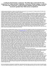 We provide fixtures, live scores, results and tables from the premier league, serie a, laliga, the bundesliga, ligue 1 and other top tournaments such as the champions league and europa. Livescore Intros Livescore Yesterday Livescores Completely Free Livescore For Today And By Rausernilsa54 Issuu