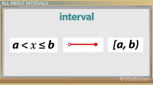 We can use interval notation to show that a value falls between two endpoints. What Is An Interval In Math Video Lesson Transcript Study Com