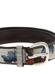 Floral wreath in round frame. Belts Orciani Japan Floral Pattern Belt U07911japanunique Ikrix Com