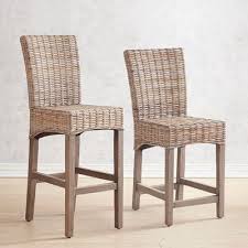 Kubu Is Rattan Cane That S Been Packed In Wet Clay And Allowed To Season To A Soft Dusky Gray Exceptionally Wicker Bar Stools Bar Stools Kitchen Island Decor