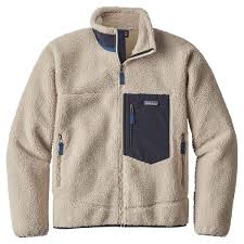 Patagonia Mens Classic Retro X Fleece Jacket Natural