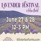 Lavender Festival & Artisan Market