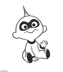 Kids N Fun Com 62 Coloring Pages Of Incredibles Superhero Coloring Pages Baby Coloring Pages Disney Coloring Pages
