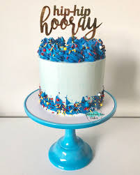 Buttercream Simple Birthday Cake Designs For Men Comic Buttercream Cake Sprinkles Birthday Cake Birthday Cake Decorating Blue Birthday Cakes