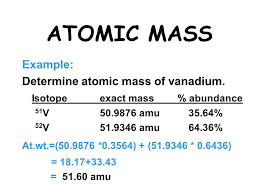 Isotope (ii) of vanadium' s abundance. Introduction To Chemistry For Allied Health Sciences Structure Of The Atom Kirk Hunter Chemical Technology Department Texas State Technical College Waco Ppt Download