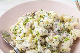 Recipe Keto Potato Salad Side Dish Keto Mojo Recipe Salad Side Dishes Keto Veggie Recipes Potato Salad