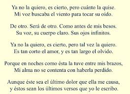 Cerca nel più grande indice di testi integrali mai esistito. Poema 20 Pablo Neruda Poema 20 Pablo Neruda Poemas Pablo Neruda
