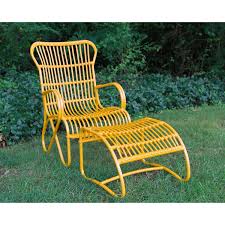 2 Piece Palmetto Chair Yellow Outdoor Seating Set Green Chair Outdoor Chairs