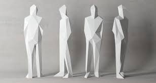 Home how it works downloads help. Paper Man Papercraft Digital Template Origami Pdf Download Diy Low Poly Trophy Sculpture Model 3d Model Paper Decor Diy Glue Paper Crafts Paper Models Papercraft Templates