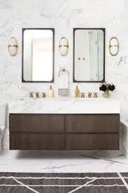 This vanity boasts clean, transitional styling and wall mounted elegance. 55 Primary Bathrooms With Floating Vanities Photos Home Stratosphere