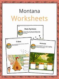 Over 1,000 worksheets in more than 80 categories for esl kids teachers. Montana Facts Worksheets State Historical Information For Kids