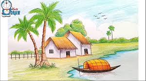 40+ pemandangan alam pedesaan yang indah gif.gambar diperkuat dengan pemadangan disekitarnya yang sangat dekat dengan alam termasuk. 16 Gambar Pemandangan Desa Yang Mudah Terbagus Lingkar Png