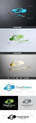 Cloud Videos Natural Logo Logo Templates Logo Design