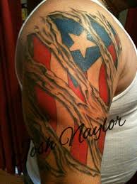 Usa American Flag Puerto Rico Tattoo Tattoos Taino Tattoos
