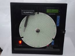 sunpro micro controller based circular chart recorder