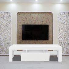 — more than 4 products with photos and customer's reviews in joom. Tv Stand For 51 Inch Tv White Minimalist Tv Cabinet With High Gloss Led Lights And Big Storage Drawers Led Tv Cabinet With Open Shelves Console Table Entertainment Center Furniture S9780 Walmart Com
