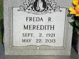 Freda Reynolds Meredith (1921-2013)