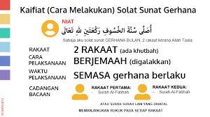 Gerhana bulan ini tergolong lebih langka dibanding gerhana matahari jadi kesempatan untuk melaksanakan sholat sunnahnya lebih jarang. 17 Solat Sunat Dhuha Solat Sunat Gerhana Quizizz