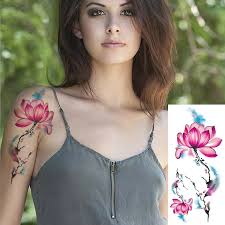 Bunga nasional jepang yang mekar pada musim semi ini memiliki bentuk unik dan indah. 3d Manusia Hidup Bunga Sakura Rose Besar Bunga Tahan Air Sementara Tato Wanita Flash Tato Lengan Bahu Stiker Buy Kualitas Tinggi Stiker Tattoo Lengan Bahu Pemasok Murah Tato Lengan Product On Alibaba Com