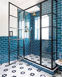 The Modern Nautical House Of Your Beach Home Dreams Blue Subway Tile Bathroom Interior Design House Bathroom