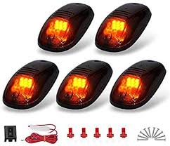 Amazon Com Yitamotor Cab Marker Lights 5 X Amber Top Clearance Roof Running Lights With Wiring Harness Compatible For Ford D Running Lights Dodge Truck Trucks