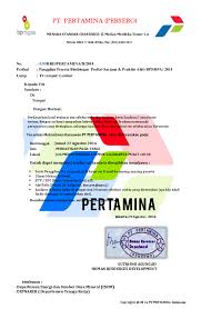 Siapa tidak mengenal perusahaan satu ini. Doc Surat Resmi Pt Pertamina Jakarta Husain Part Ii Academia Edu