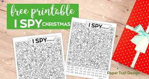 Free shipping on eligible orders. Free Printable I Spy Christmas Activity Paper Trail Design