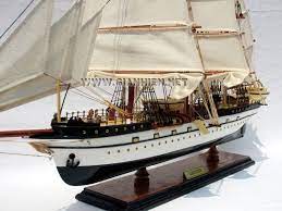 the gorch fock is a tall ship of the german navy deutsche marine she is the second ship of that name and a sister tall ships wooden model boats model ships