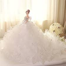 Maybe you would like to learn more about one of these? Puppe Hochzeitskleid Luxus Weissen Spitze Braut Hochzeit Puppe Mehrschichtige Grosses Schleppendes Abendkleid Fur Kurhn Barbie Puppe Geschenk Wedding Doll Doll Dolldolls Dolls Dolls Aliexpress