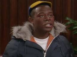 Martin: I'm lookin for a brotha named Trey! Little Person: I DONT KNOW! WHY  DONT YOU GO ASK YUR MOMMA!?!?