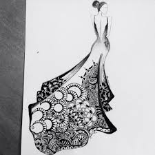 The Dream Bride Beauty Art Drawings Fashion Design Drawings Mandala Design Art