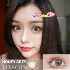 Honey Grey Color Contact Lens