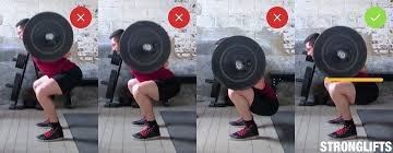 How To Do A Proper Squat Squats Stronglifts Squat Motivation