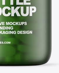 Download Frosted Green Glass Pills Bottle Mockup In Bottle Mockups On Yellow Images Object Mockups PSD Mockup Templates