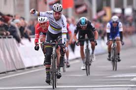 Doull second and terpstra third behind solo winner. Peter Sagan Takes The Win At Kuurne Brussels Kuurne Cycling Today