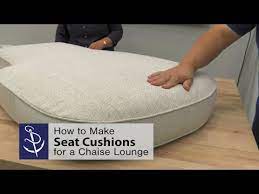 Fortunately, this creative diy blogger came up with a cool ikea hack for a couch, and it makes inexpensive seating quick and easy. How To Make Seat Cushions For A Chaise Lounge Youtube