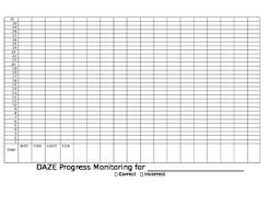 Daze Progress Monitoring Graph