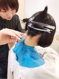 ブルーのネックシャッターはお好きですか ７ 韓国のショートヘア ハンサムショート ショートのヘアスタイル