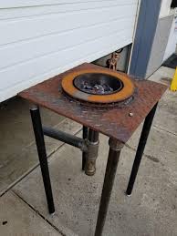 First Forge Made From A Brake Rotor Http Ift Tt 2dqlecl Forging Brake Rotors Metal Art