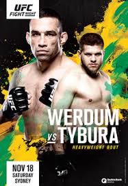 View fight card, video, results, predictions, and news. Ufc Fight Night Werdum Vs Tybura Wikipedia