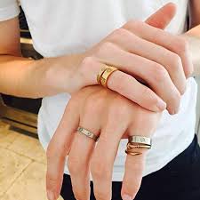 Hands Wearing Cartier Love Rings Cartier Love Ring Cartier Nail Ring Cartier Ring