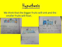 which fruits will sink or float