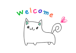 Résultat de recherche d'images pour "welcome cute gif"