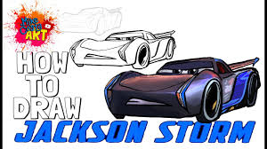How To Draw JACKSON STORM from Cars 3