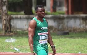 Nigerian athlete, enoch adegoke has set a new record for himself today after he beats world leader, trayvon bromell and asian record holder, femi ogunode in the men's 100 meters heat. Obbtmg3uhiaytm