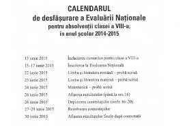 De pe 22 iunie 2021 încep probele scrise, rezultatele finale urmând a se. Calendar Evaluare Nationala Clasa A Viii A 2015 Jitaruionelblog Pregatire Bac Si Evaluarea Nationala 2021 La Matematica Si Alte Materii Materiale Lectii Formule Exercitii Rezolvate Matematica Gimnaziu Si Liceu Teste De