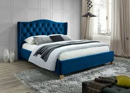 Das boxspringbett 180x200 für unvergleichlichen schlaf. Polsterbett Doppelbett Stoff Samt Blau 160x200 Schlafzimmer Bett Luxurios Samtmobel
