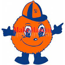 Mascot Orange Fur Ball Ball Mascot Costume Syracuse Orange Syracuse Mascot Mascot