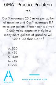 Gmat Question Solve The Gas Mileage Gmat Problem Watch The Video To Learn Multiple Solution Paths Gmat This Or That Questions Solving