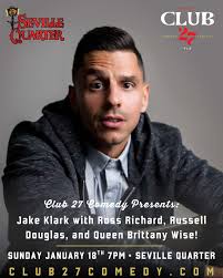 Russell Douglas is at Club 27 this Sunday to open for @jakeklarkofficial!  Only a few reserved seats remain, but general admission tickets are sold  online and at the door! Don't wait to